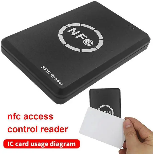 Alt view image 6 of 6 - RFID Reader Writer 13.56MHz/125KHz/250KHz 125KHz Card Duplicator Free Software NFC Tag Replicator Door Access Control System