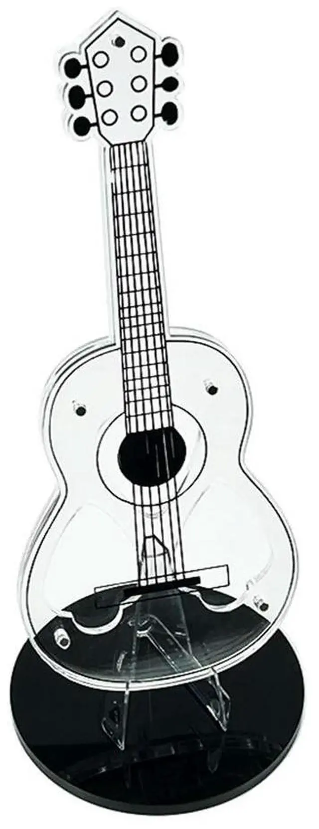 Alt view image 4 of 6 - Acrylic Guitar Pick Holder Pick Rack Plectrum Case for Picks and Display for Electric Bass Guitar Ukulele Lover