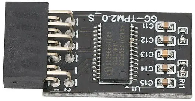 Alt view image 2 of 3 - TPM 2.0 Encryption Security Module for 12Pin LPC Interface High Security Remote Card Encryption Security Module System Component