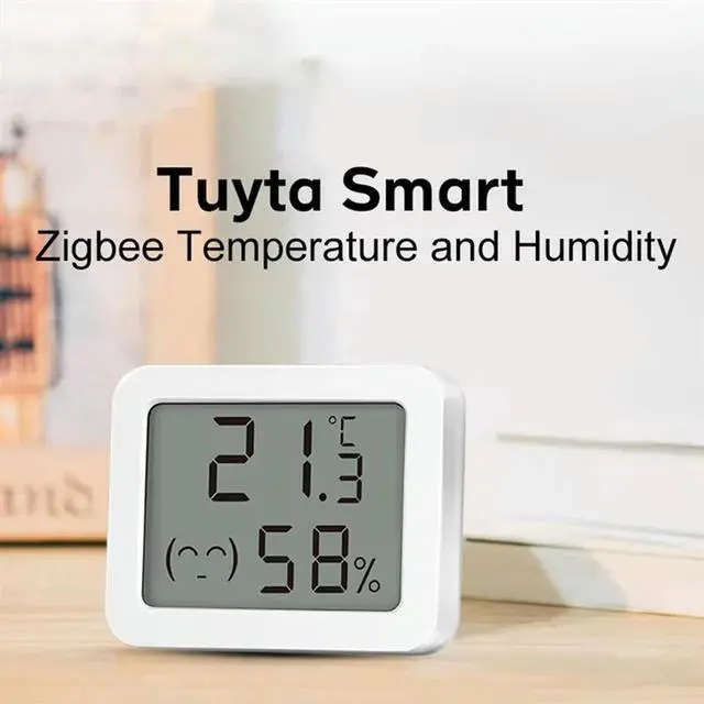 Main image of Tuya Zigbee Temperature And Humidity Sensor Humidity Monitoring For Alexa Google Assistant