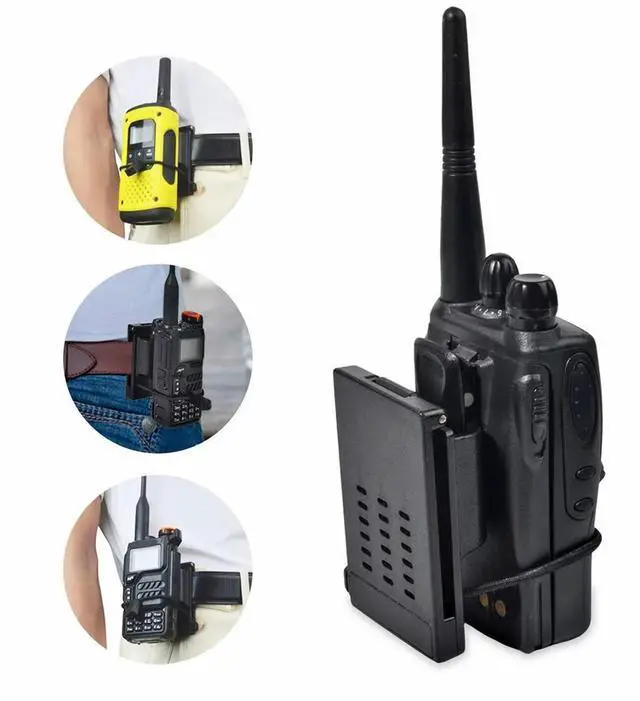Alt view image 3 of 4 - 2PCS Intercom Radio Holder Belt Clip For Quick Release , Tactical Waist Hanger Buckle Bracket