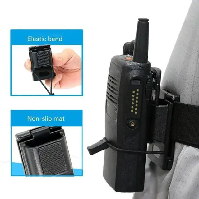 Alt view image 2 of 4 - 2PCS Intercom Radio Holder Belt Clip For Quick Release , Tactical Waist Hanger Buckle Bracket
