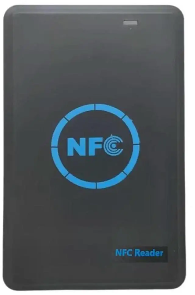 Alt view image 2 of 4 - 5-Band NFC Chip Reader/Writer +4XCUID Keychain 125K 13.56M Copier HID Duplicator Tag Clone ID IC Keychain Key Copy
