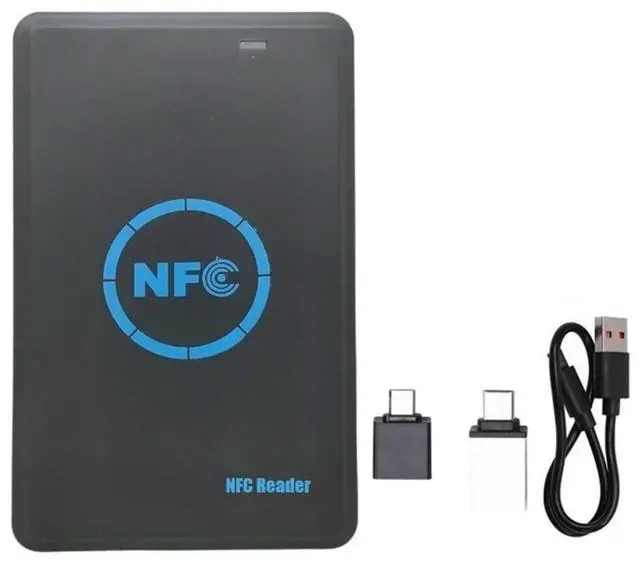 Alt view image 2 of 4 - Token Writer Clone RFID Chip Duplicator 5 Frequency+ HID 125K/IC/ID 13.56M 125K 2Xuid Keychain NFC Reader Copier