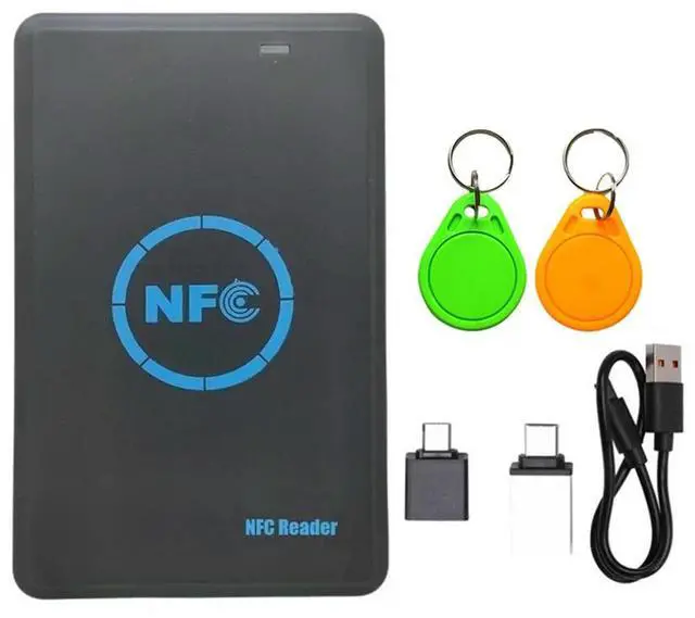 Alt view image 4 of 4 - Token Writer Clone RFID Chip Duplicator 5 Frequency+ HID 125K/IC/ID 13.56M 125K 2Xuid Keychain NFC Reader Copier