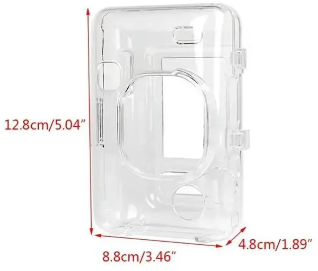 Main image of Transparent Crystal PVC Protective Case Protector Instant Camera Bag Cover for Fujifilm Instax Mini Liplay-Cabe