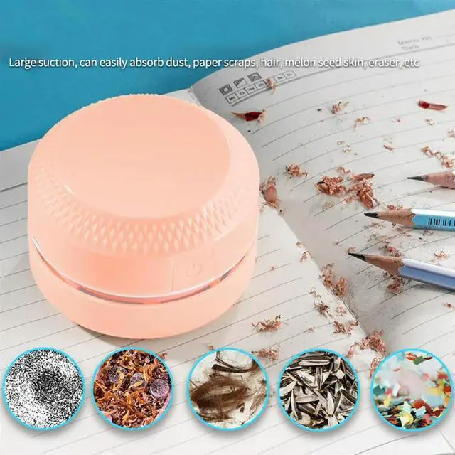 Main image of Desktop Cleaner Vacuum Cleaner Office Corner Desk Dust Collector Home Table Sweeper Desktop Coffee Powder Cleaner