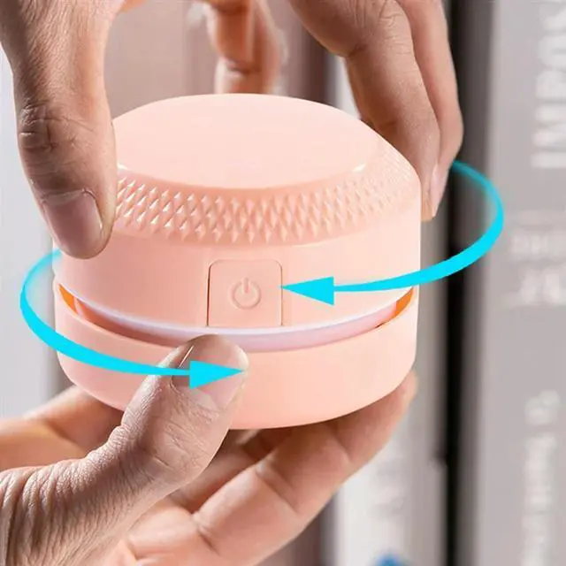 Alt view image 3 of 3 - Desktop Cleaner Vacuum Cleaner Office Corner Desk Dust Collector Home Table Sweeper Desktop Coffee Powder Cleaner