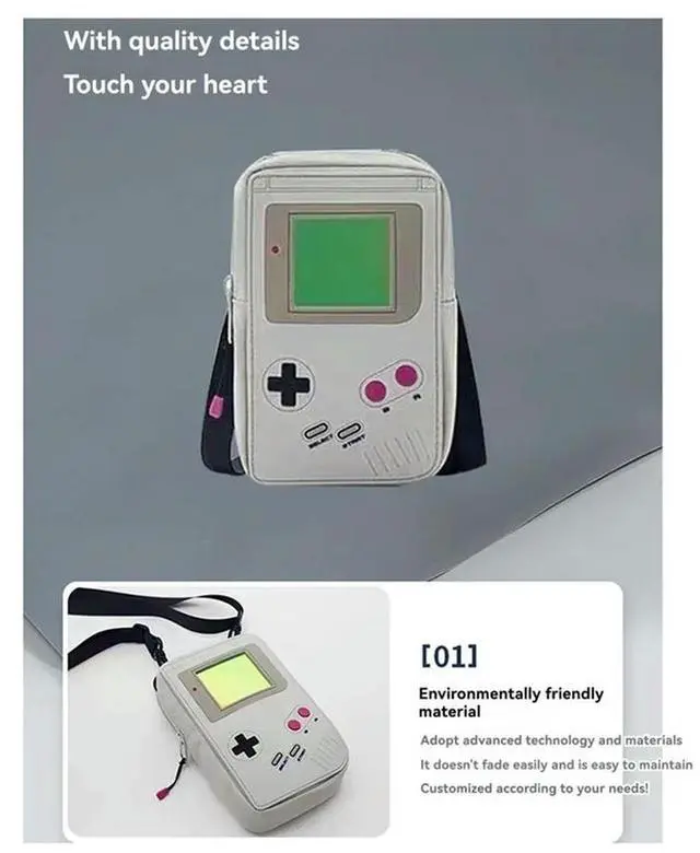 Alt view image 3 of 3 - EVA Game Console Shaped Shoulder Bag Small Messenger Bag For Everyday Use Purse For Game Enthusiasts