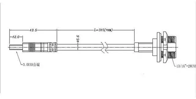 Main image of Replace USB Connector Accessory Part Replacement Waterproof With Cable 1 Piece 1pc Communication Equipment Copper