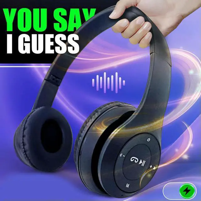 Alt view image 2 of 6 - Lip Reading Party Games & Headphone Funny Phrase Combos - Card Games What She Said Game Includes 100 Cards for Adults & Friends