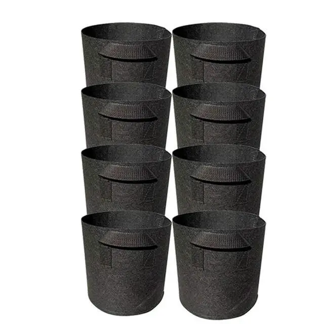 Alt view image 2 of 6 - 8 Pcs Lily Plant Pot For Pond Thickened Nonwoven Plant Pots Reusable For Aquatic Home  Garden Decor Accessory