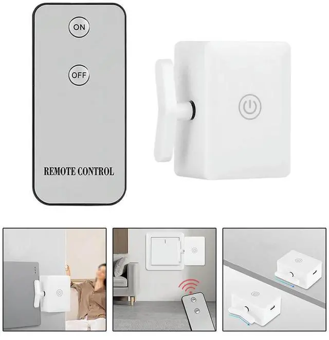 Main image of Home Controller Remote Switch Remote Button Pusher For Button Pusher White ABS Switch Robot Tool Accessory