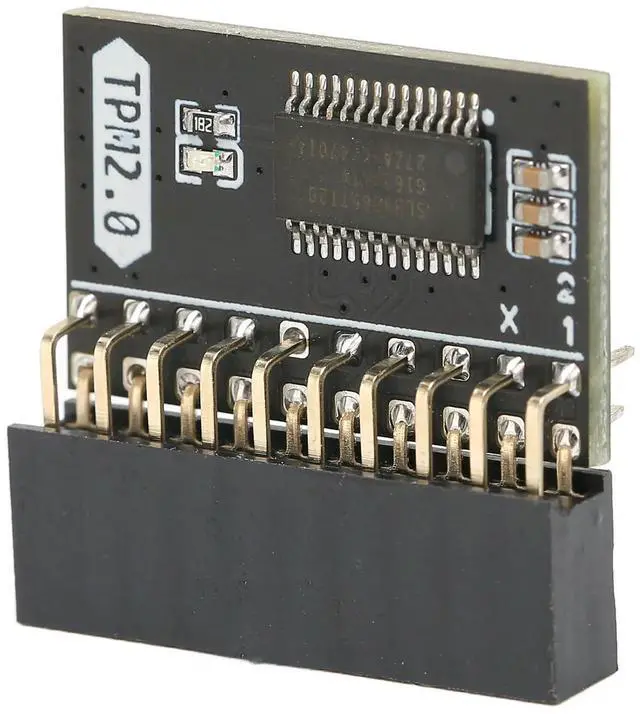 Alt view image 3 of 3 - TPM 2.0 Module Encryption Security Module 20Pin 2 10P Standalone Crypto Processor TPM 2.0 Module for Win11 for for