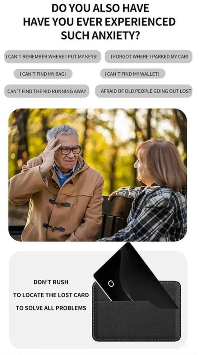 Alt view image 3 of 7 - Anti-Loss Location Tracking Card Ultra-Thin Wireless Tracker Card Support Wireless Charging