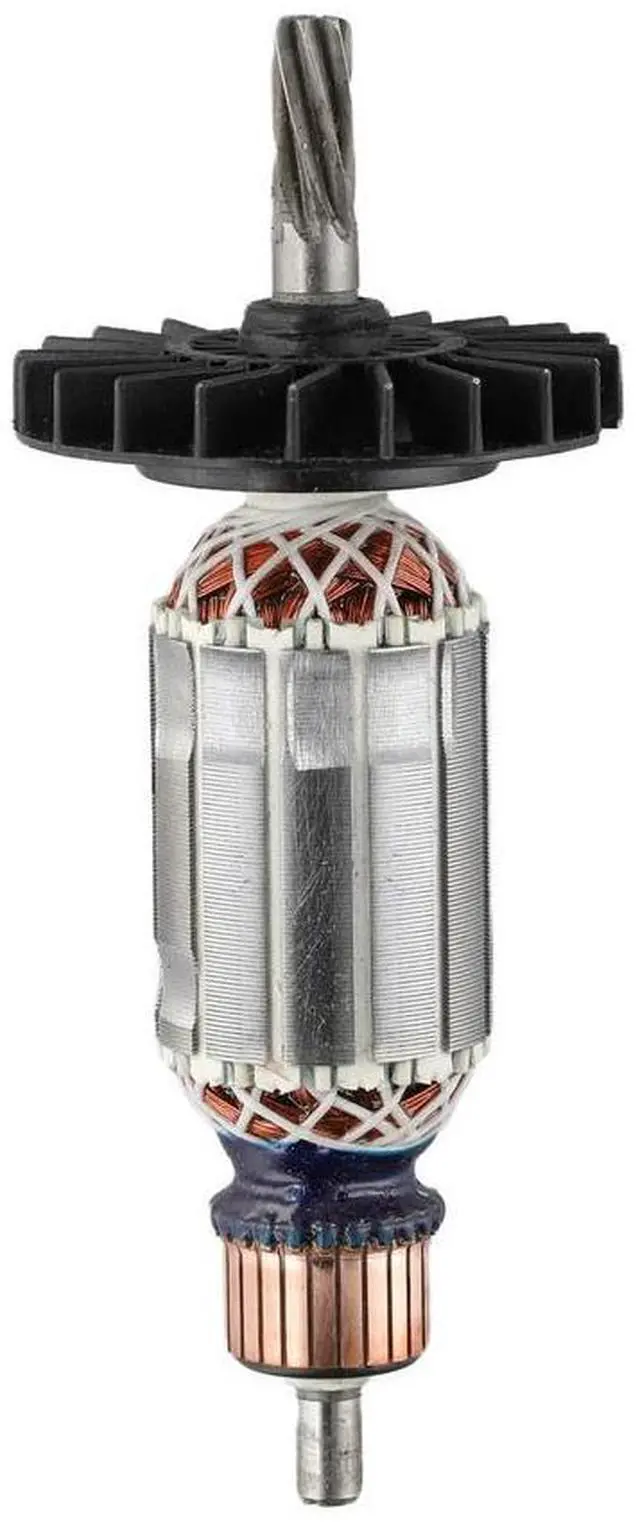 Alt view image 2 of 6 - Anchor Replacement Black Silver Electric Hammer Rotor Black Silver Color Reliable Replacement Easy Installation For Construction