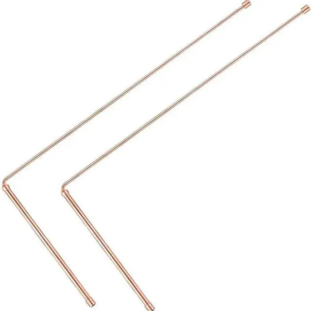 Alt view image 2 of 6 - 2X 99.9% Copper Divining Rod l Detector For Water/Treasure Hunting Tools Test Measurement Tool Accessory Wholesale