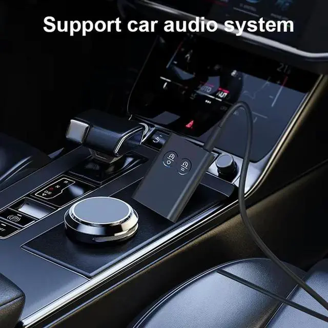 Alt view image 4 of 4 - Bluetooth 5.2 Transmitter Receiver For Car Qualcomm APTX-Adaptive HD Low Latency Wireless Audio Adapter With 3.5Mm Aux