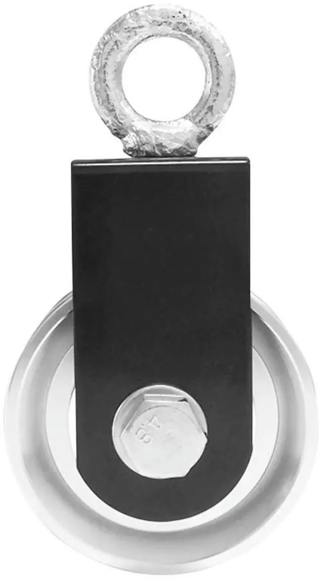 Alt view image 5 of 6 - Fitness Cable Pulley Pulley Wheel Aluminum Alloy Weight Lifting Pulley 73/88mm DIY Fitness Equipment for DIY Home Projects