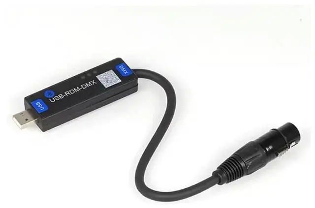 Alt view image 4 of 4 - USB-RMD-DMX Mobile App DMX Dialer Stage Light Wireless Bluetooth DMX512 Controller Only Supports Android Devices