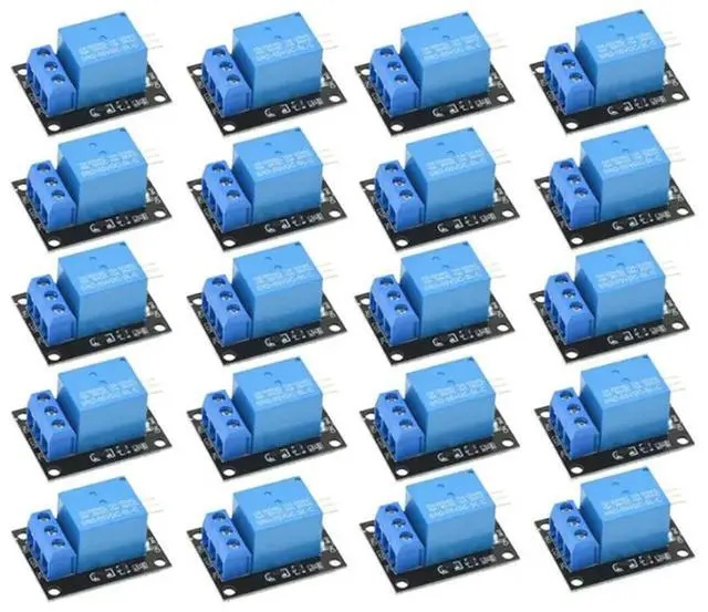 Main image of For Compatible 20Pcs 5V Relay Module KY-019 1-Channel Relay Module Shield For PIC AVR DSP ARM