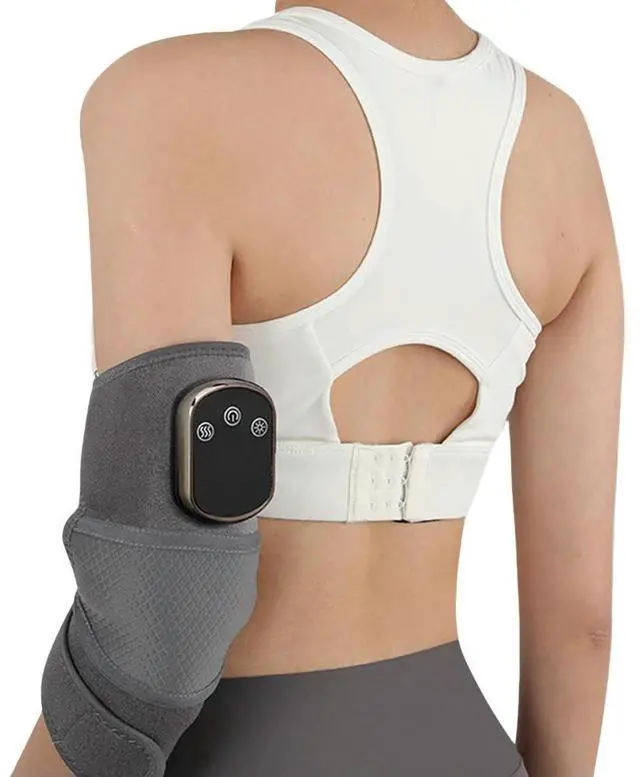 Alt view image 6 of 6 - Cordless Heated Ankle Wrap Foot Massager with 3 Vibration Mode 5 Heat Level Foot Revive Massager