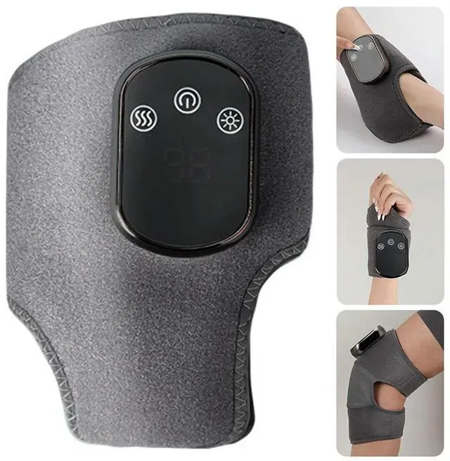 Alt view image 5 of 6 - Cordless Heated Ankle Wrap Foot Massager with 3 Vibration Mode 5 Heat Level Foot Revive Massager