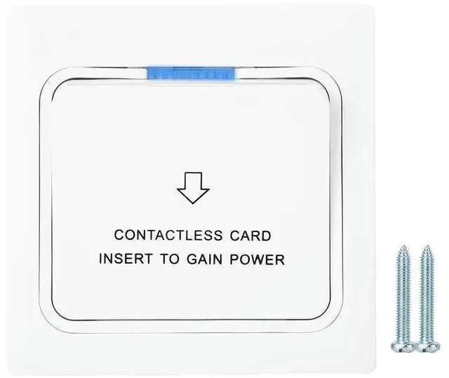 Main image of Universal Power Key Card Sensor Electricity Recognition Switch Panel for Hotel Room Insert Card Energy Saving Switch 170V250V