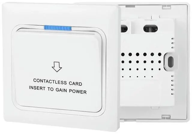 Alt view image 3 of 3 - Universal Power Key Card Sensor Electricity Recognition Switch Panel for Hotel Room Insert Card Energy Saving Switch 170V250V