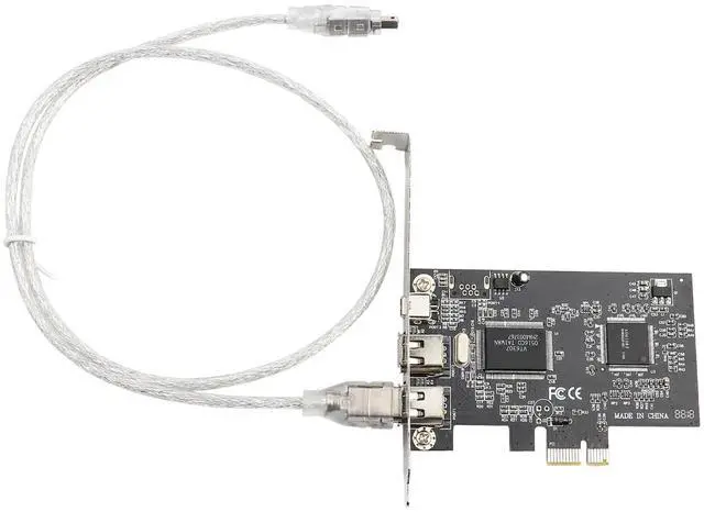 Alt view image 2 of 3 - PCI-E PCI Express FireWire 1394a IEEE 1394 Controller Card Stable High Speed Data Transfer with Firewire Cable Pcie Control Card