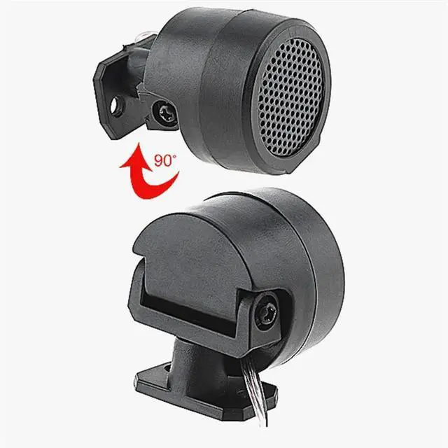 Alt view image 2 of 7 - 5Pair Universal Automotive Audio Speakers 91Db 12V 500W Super Power Audio Sound Loud Black Dome Car Tweeters Speaker
