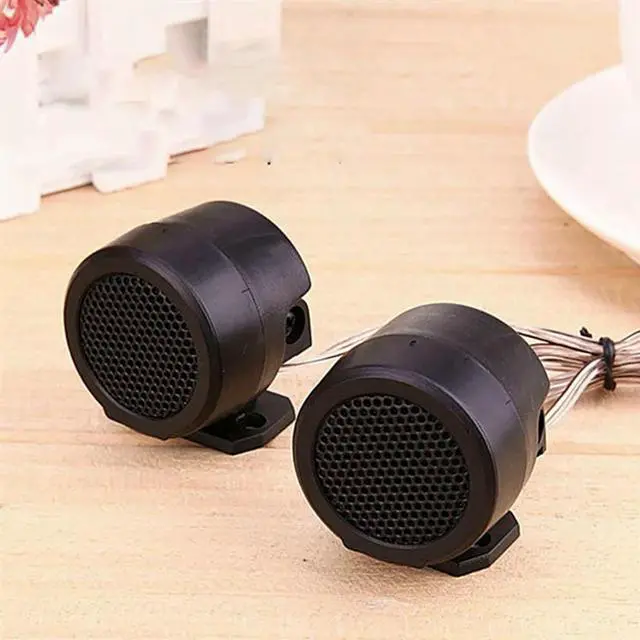 Alt view image 3 of 7 - 5Pair Universal Automotive Audio Speakers 91Db 12V 500W Super Power Audio Sound Loud Black Dome Car Tweeters Speaker
