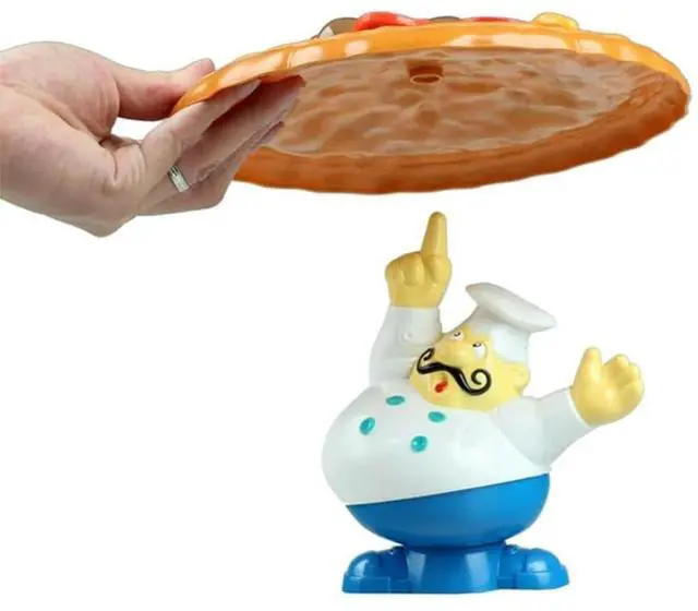 Alt view image 6 of 6 - Tabletop Balancing Pizza Game Topple Pizza Stacking Game Balance Pizza Children Toys Board Game Pile-up for 2-4 Players