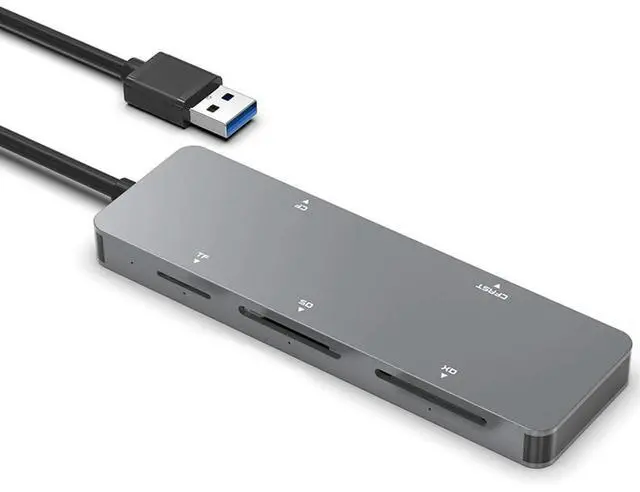 Alt view image 4 of 6 - 5 in 1 USB 3.0 USB / Type-C Card Reader for CFast/CF/XD/Secure Digital/TF for Household Computer Accessories