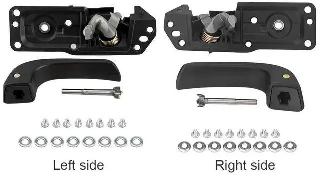 Alt view image 5 of 6 - Door Handle Fixing Kit Interior Inside Door Handle Restoration Set 20833606 20833602 Left Right for Chevy Silverado 1500 2500