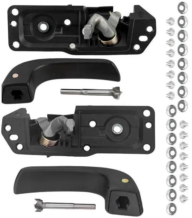 Alt view image 6 of 6 - Door Handle Fixing Kit Interior Inside Door Handle Restoration Set 20833606 20833602 Left Right for Chevy Silverado 1500 2500