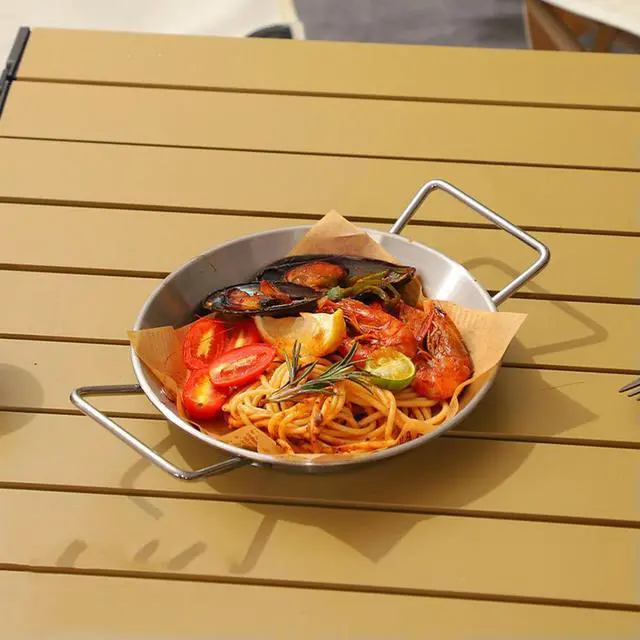 Alt view image 5 of 6 - Roasting Drip Pan with Removable Spikes Stainless Steel Vertical Skewer Grilling Rack for Oven Kebabs BBQ Dishes