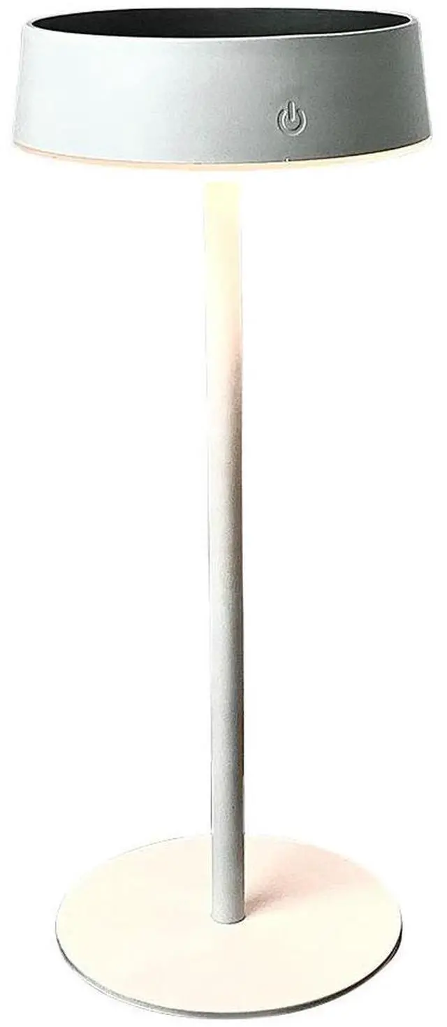 Alt view image 5 of 6 - Solar Table Lamp Dimmable Cordless Table Lamp Waterproof Portable Night Light Rechargeable Night Lamp for Garden Terrace Camping