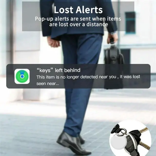 Alt view image 3 of 4 - 4 PCS Air Tag GPS Tracker Key Finder GPS Global Positioning Bluetooth Mini GPS Tracker Pet Key Bag Finder For IOS