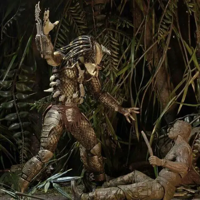 Alt view image 5 of 5 - NECA Predator  Jungle Hunter Collectible Model  7 Inch NECA  Series PVC Action Figure for Boys Men Gifts