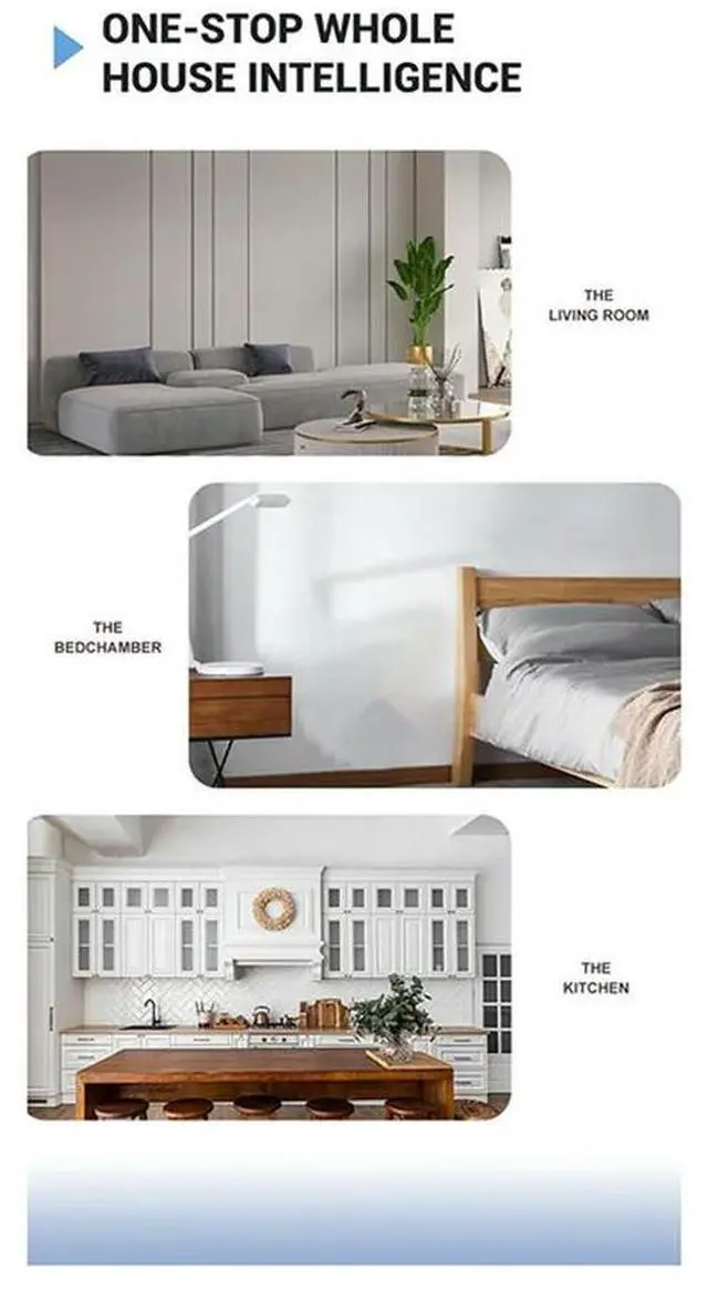 Alt view image 4 of 7 - Tuya Power Socket Universal Plug 16A Life Electrical Outlets Voice Control For Google Home