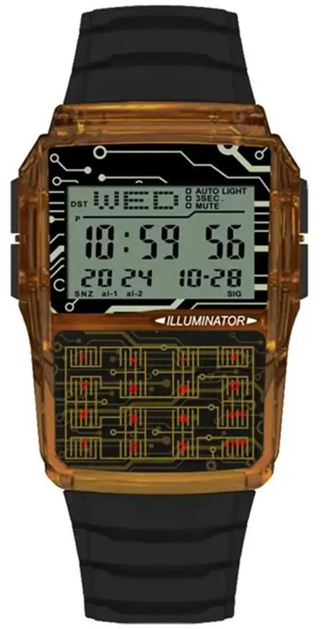 Main image of Men's Top Luxury LED Electronic Watch Digital Sports Multifunction Calculator Watch Waterproof Watch Computer Style