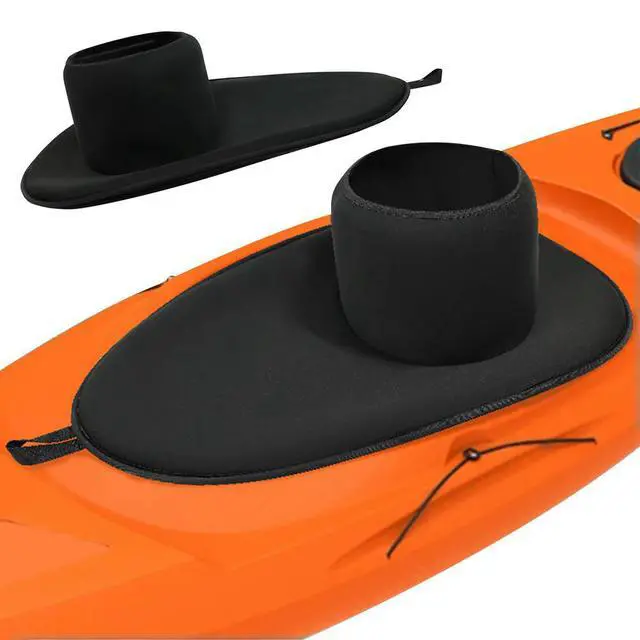 Alt view image 6 of 6 - Kayak Spray Skirt Waterproof Marine Spray Skirt Universal Kayak Skirt Cover Canoe Spray Skirt for Sit Inside Kayaks