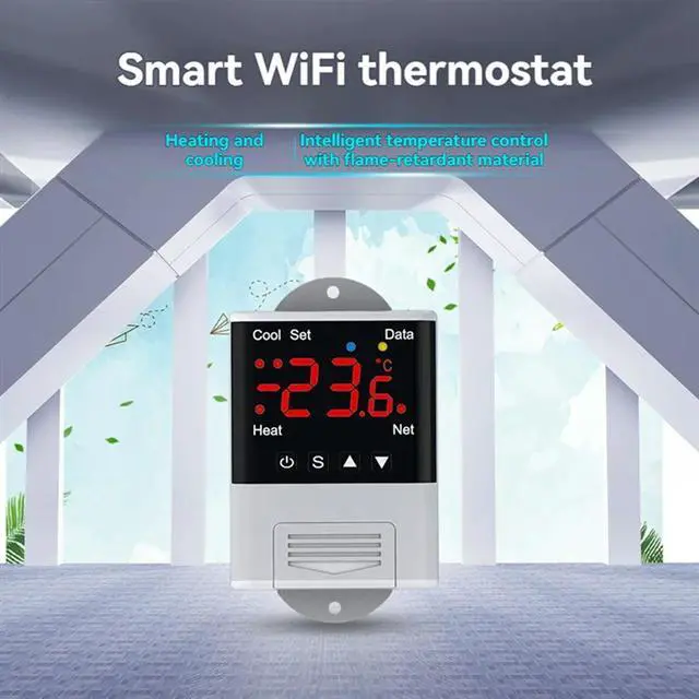 Alt view image 4 of 4 - AC 110V 220V DTC1201 Wireless Temperature Controller Aquarium Thermostat With NTC Sensor APP Control For Home