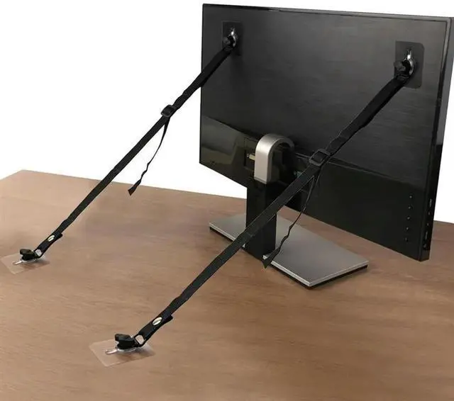 Main image of 4 PCS TV Adjustable Safety Straps Earthquake Straps,No Drill Adhesive Anti Tip Furniture Anchors Flat Screens To Wall