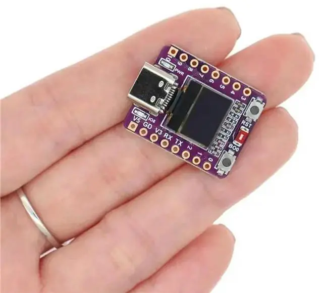 Alt view image 2 of 3 - 2X ESP32-C3 OLED Development Board With 0.42In OLED Module Antenna Bluetooth ESP32 Supermini