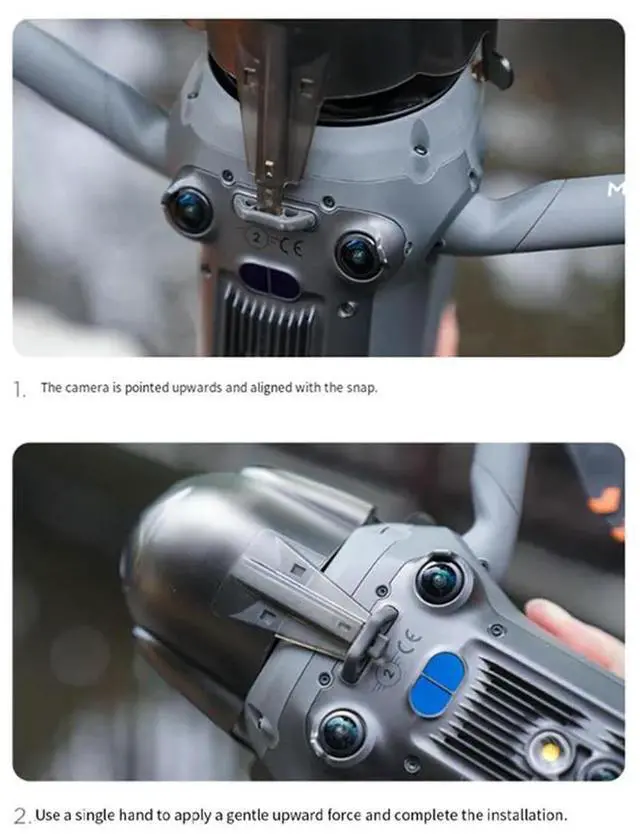 Alt view image 3 of 3 - Semi-Enclosed Gimbal Protection Cover For Mavic 4 Pro Drone Accessories Lens Protection Cover Convenient