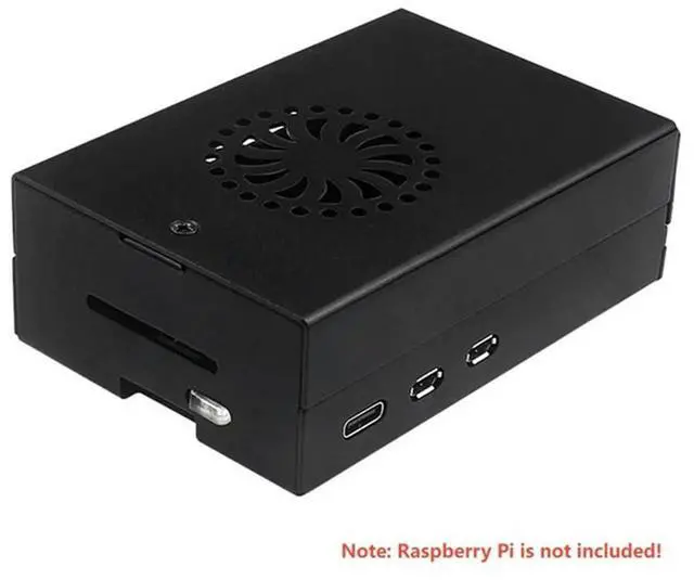 Alt view image 2 of 4 - Aluminum Alloy Shell For Raspberry Pi 5 For Raspberry Pi 5 Compatible For Active Cooler