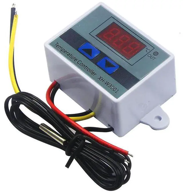 Alt view image 2 of 4 - 8Pcs 220V Ac Digital Led Temperature Controller Xh-W3001 For Incubator Cooling Heating Switch Thermostat Ntc Sensor