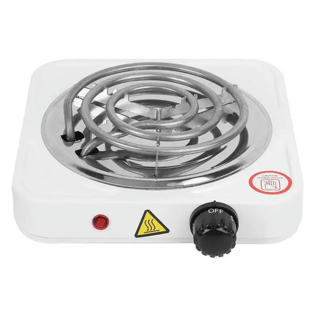 Alt view image 2 of 3 - 1000W Stainless Steel Portable Single Tube Electric Burner Stove Home Appliance Electric Heater Stove Accessories Kitchen Tool